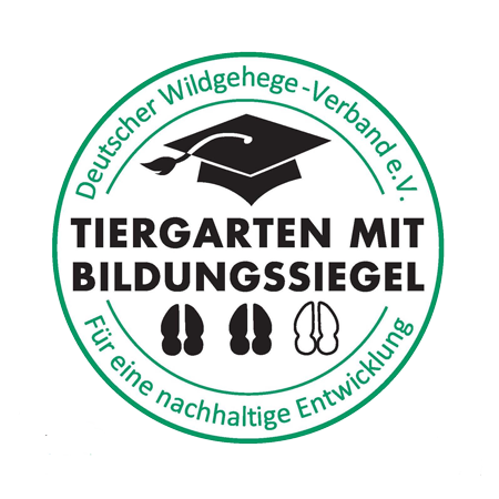 Tiergarten mit Bildungssiegel Logo
